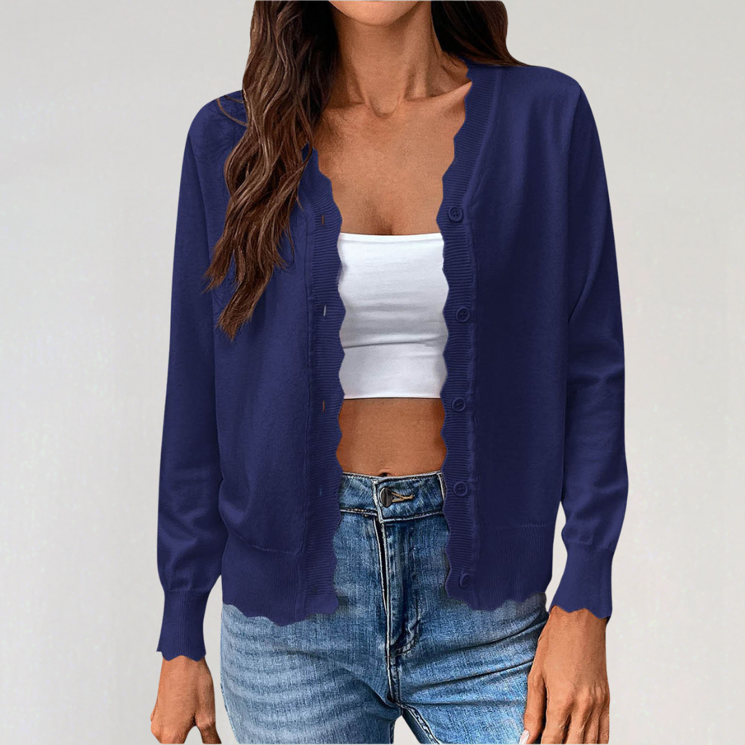 Long Sleeve Knit Cardigan for women