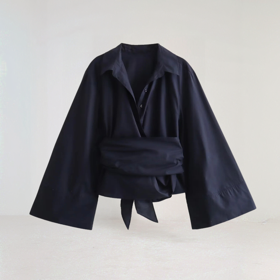 Long Sleeve Kimono Blouse