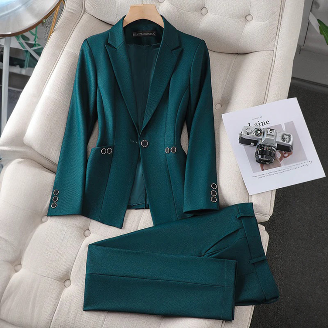Elegant Comfortable Blazer and Trouser Set