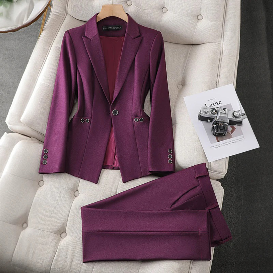 Elegant Comfortable Blazer and Trouser Set