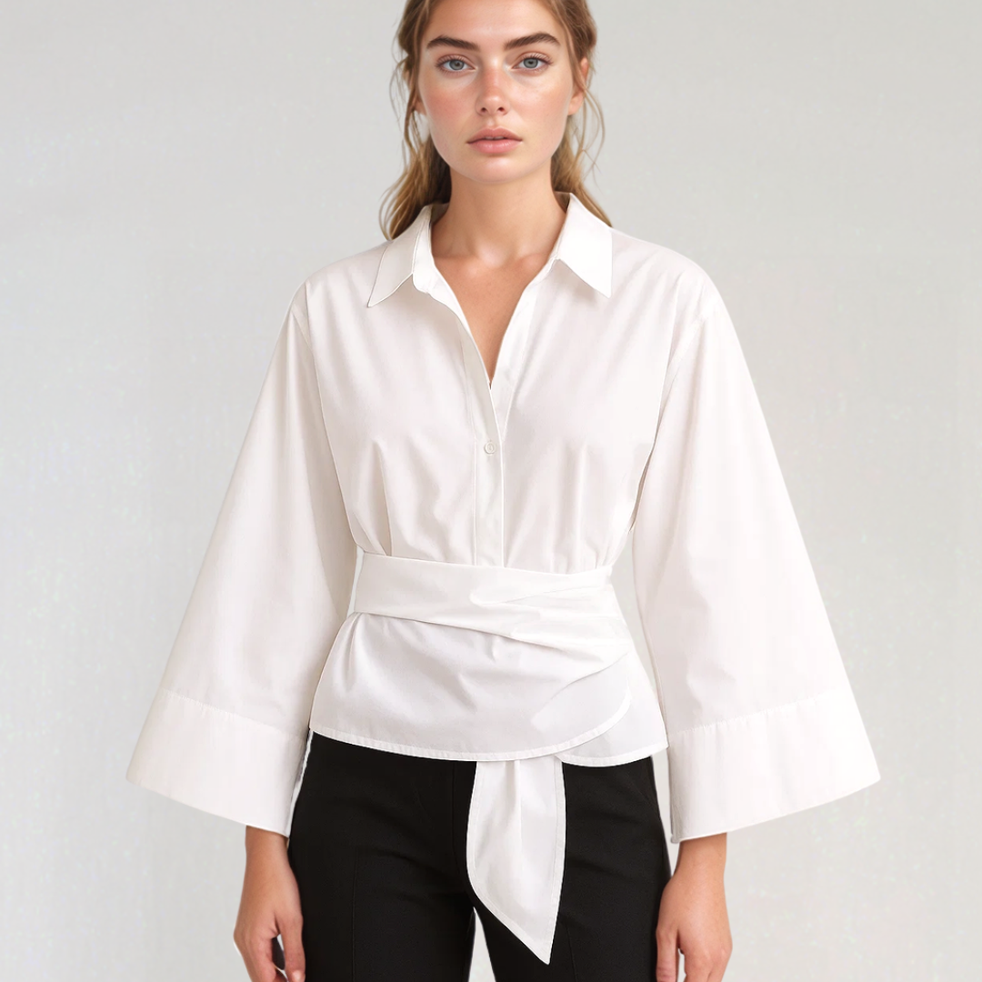 Long Sleeve Kimono Blouse