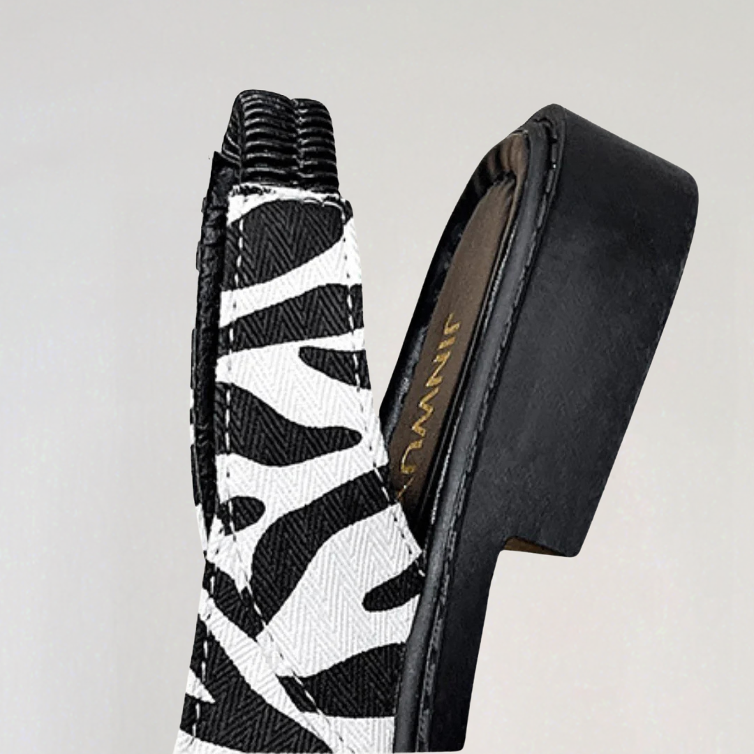 Women's Leather Square Toe Sandals