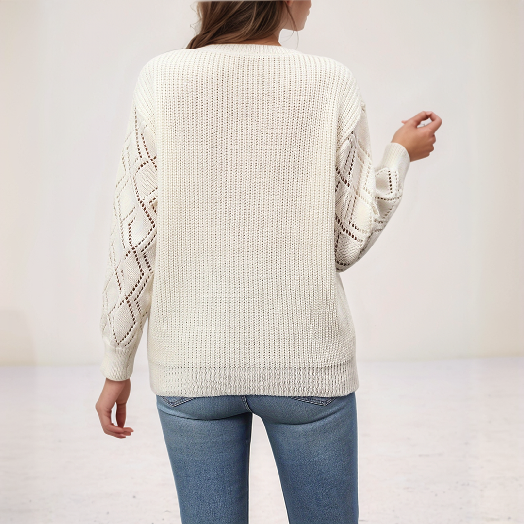 V-Neck Knit Jumper