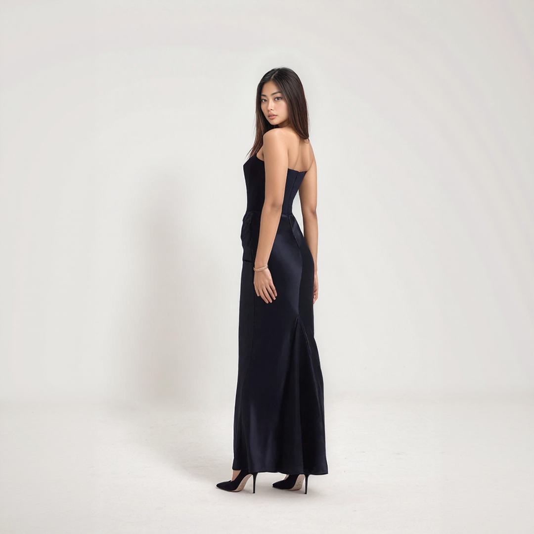 Luxury Corset Maxi Dress