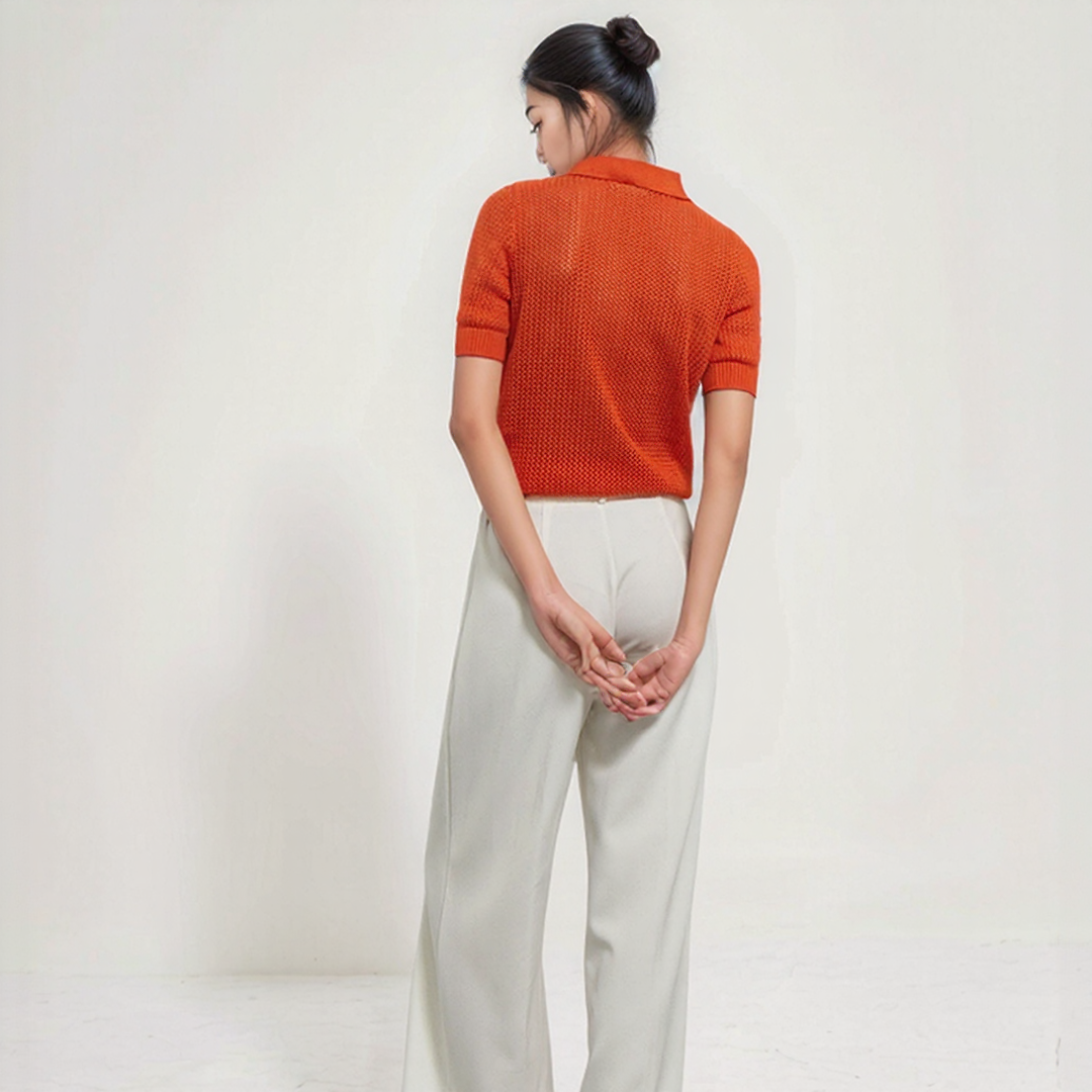 Short Sleeve Mesh Polo Shirt