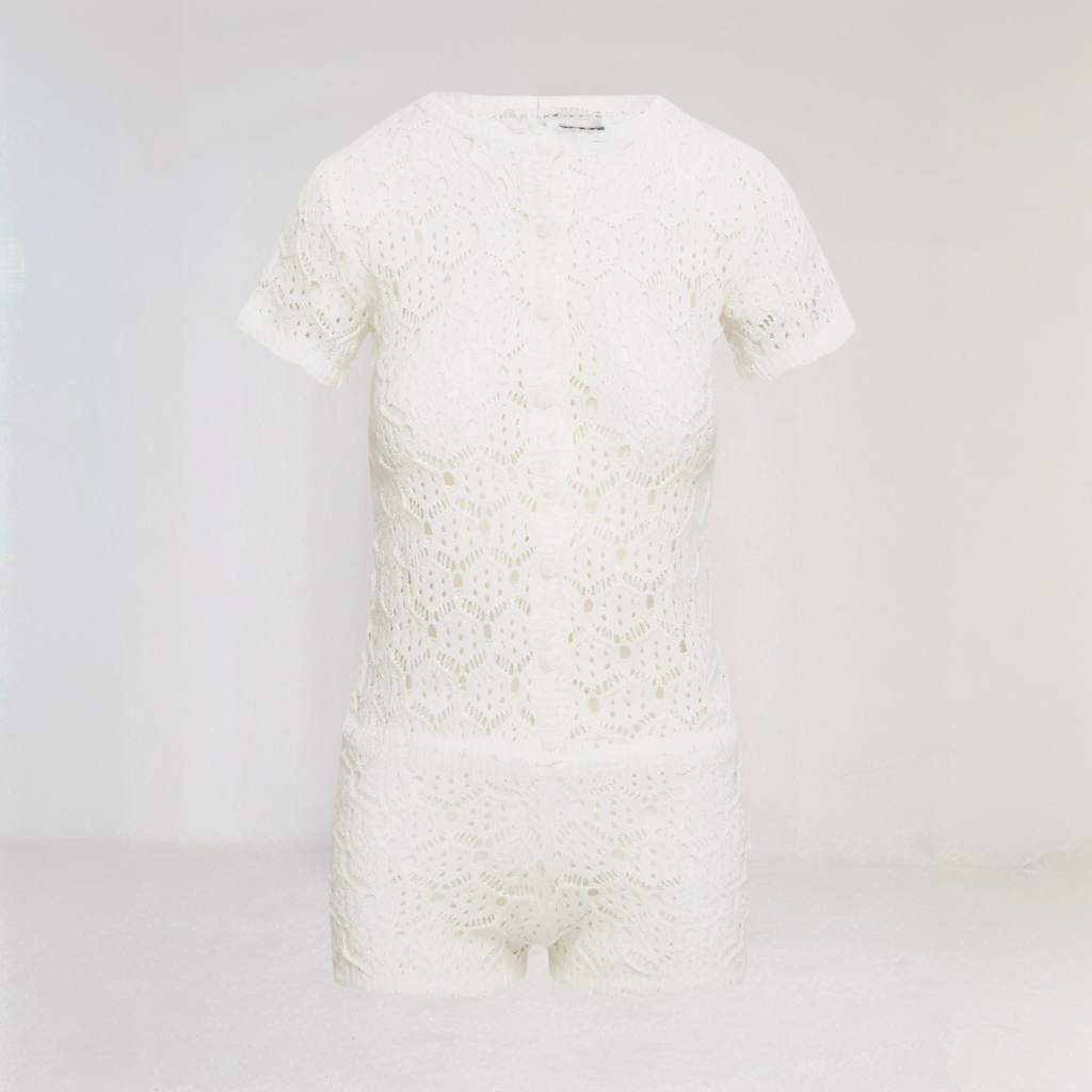 White Summer Crochet Set