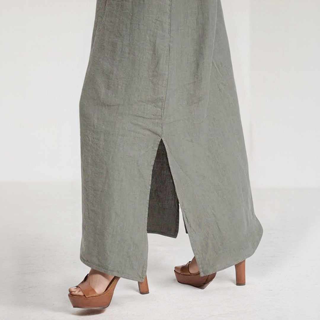 Linen Summer Maxi Dress