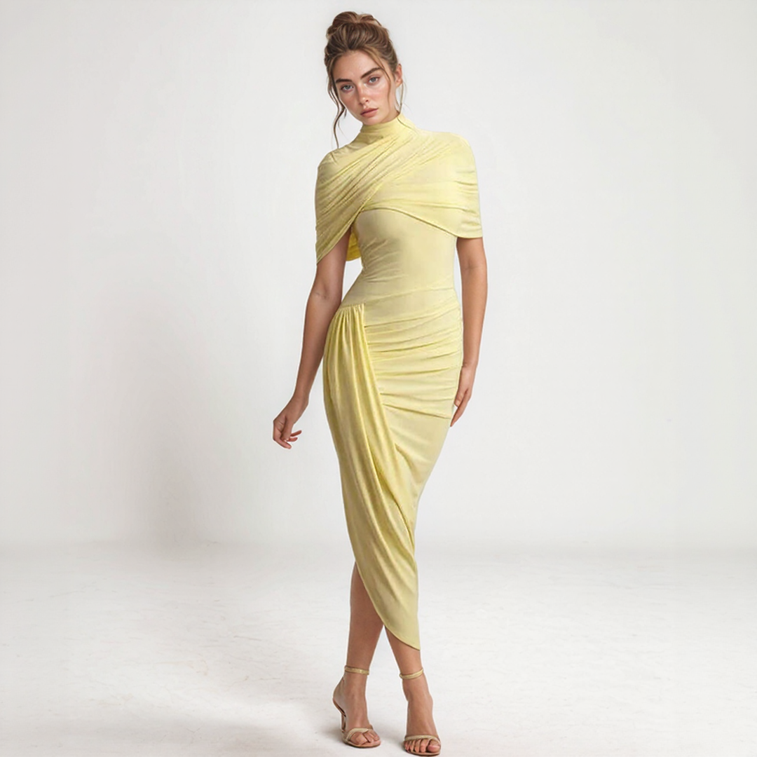 Figure-Flattering Summer Midi Dress