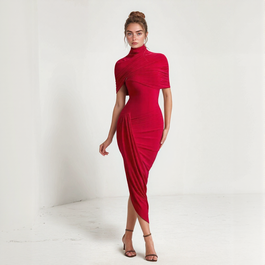 Figure-Flattering Summer Midi Dress