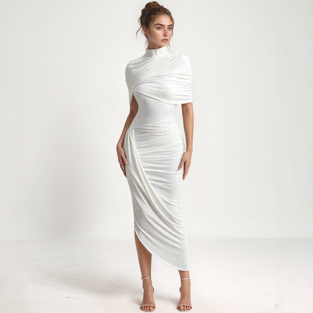 Figure-Flattering Summer Midi Dress