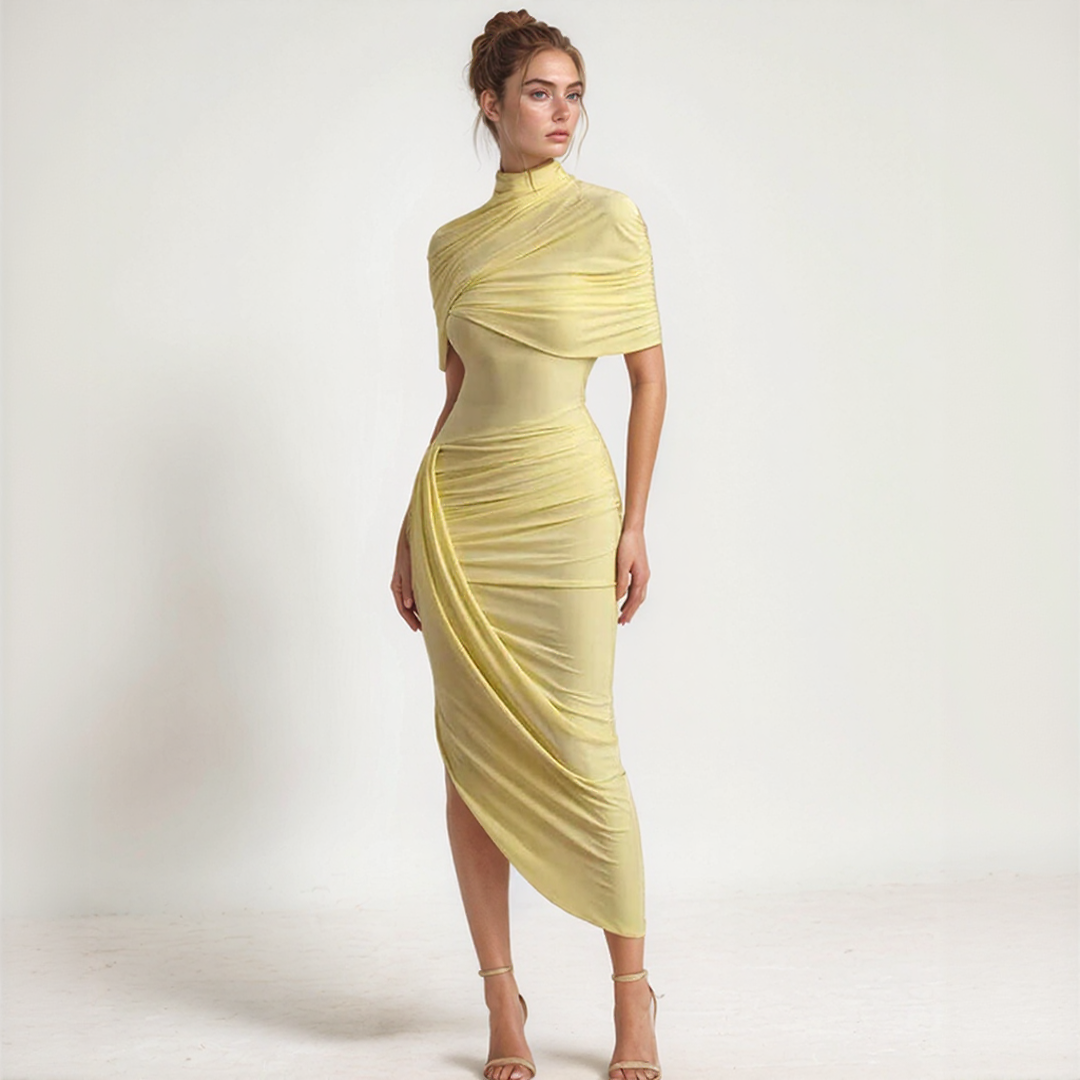Figure-Flattering Summer Midi Dress