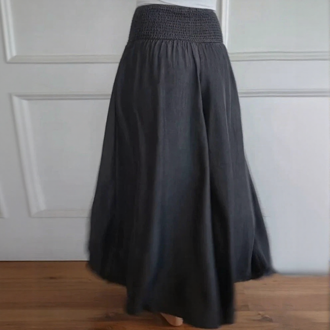 Velniq | Wide Leg Pants | Elastic Waist & Flowy Fit | Women