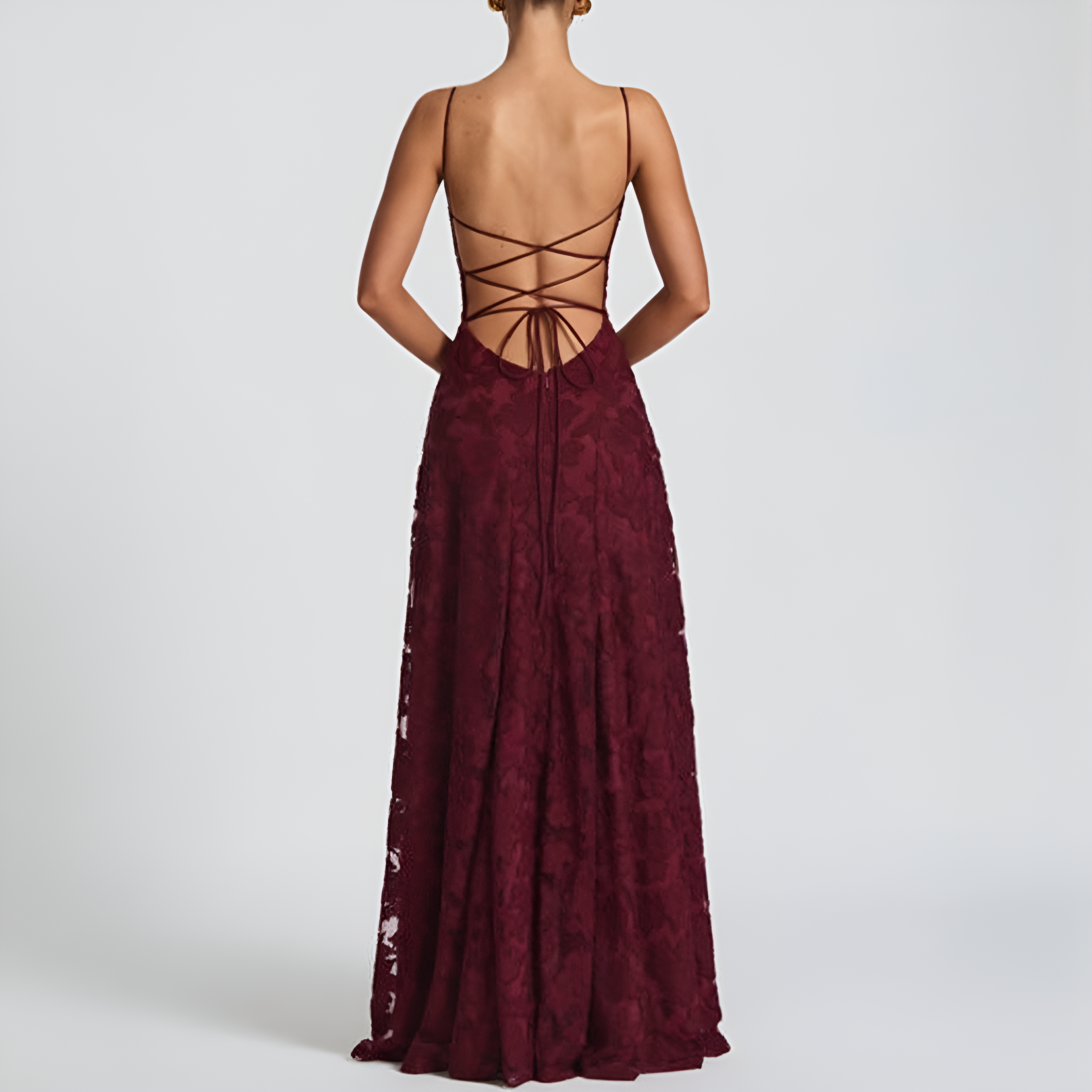 Spaghetti Strap Floral Maxi Dress