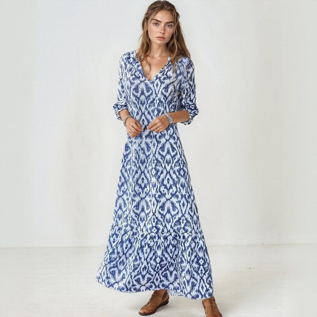 Elegant Maxi Dress with Print