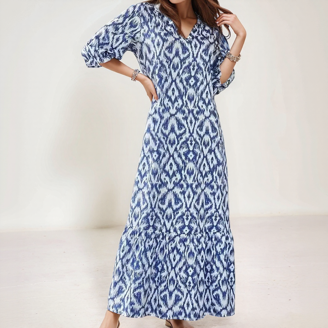 Elegant Maxi Dress with Print
