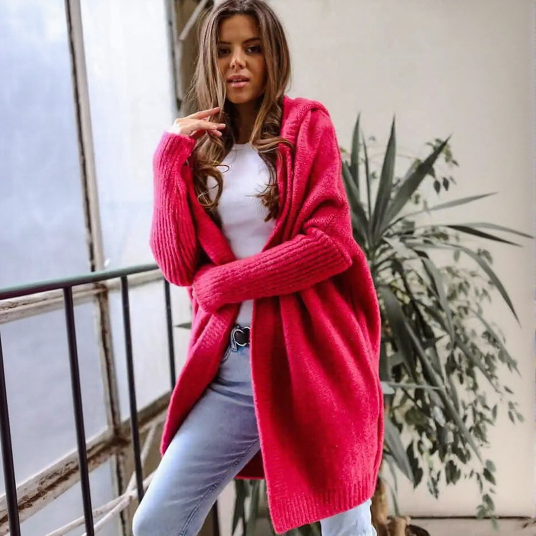 Comfortable Mid-length Cardigan for Women