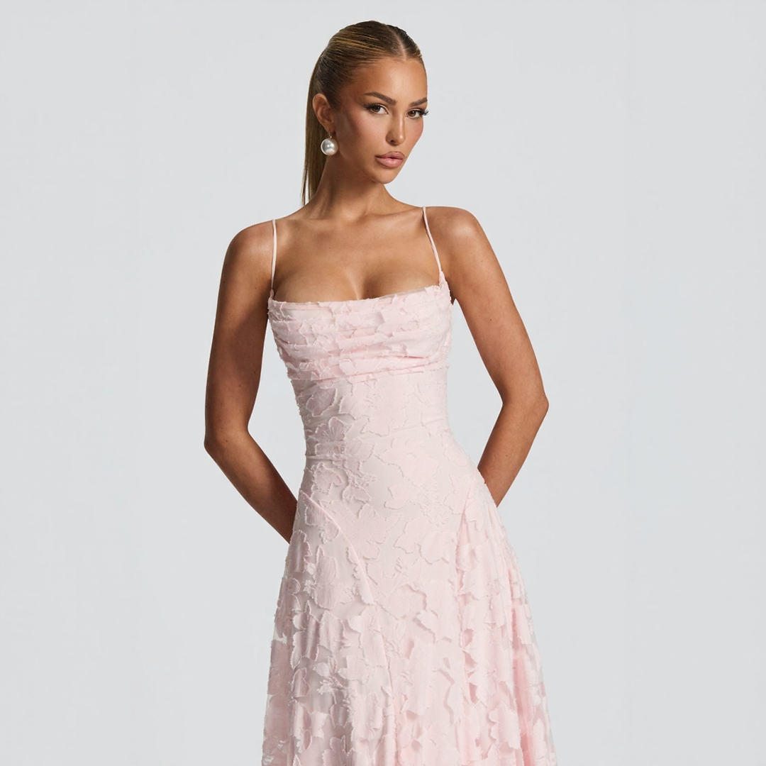 Spaghetti Strap Floral Maxi Dress