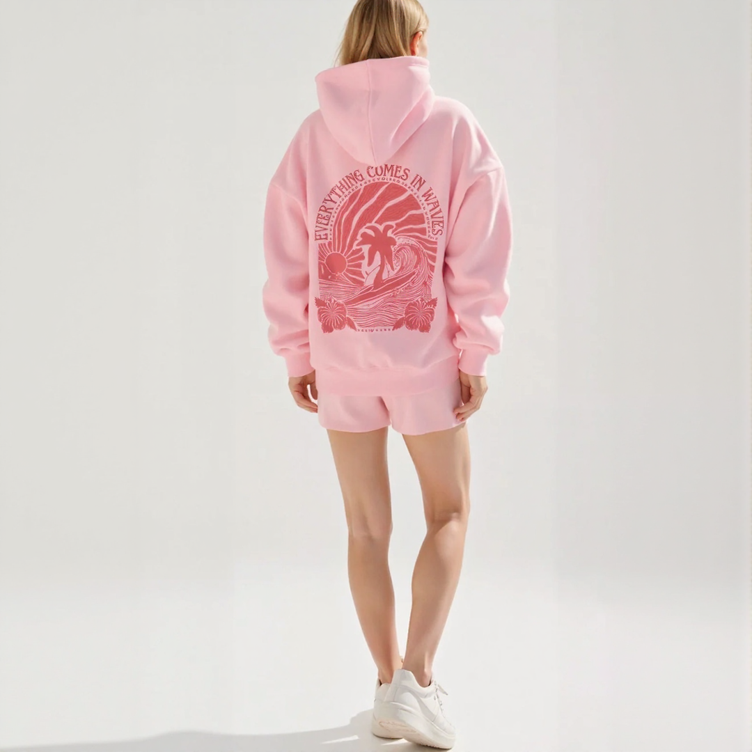 Soft Embroidered Hoodie for Women