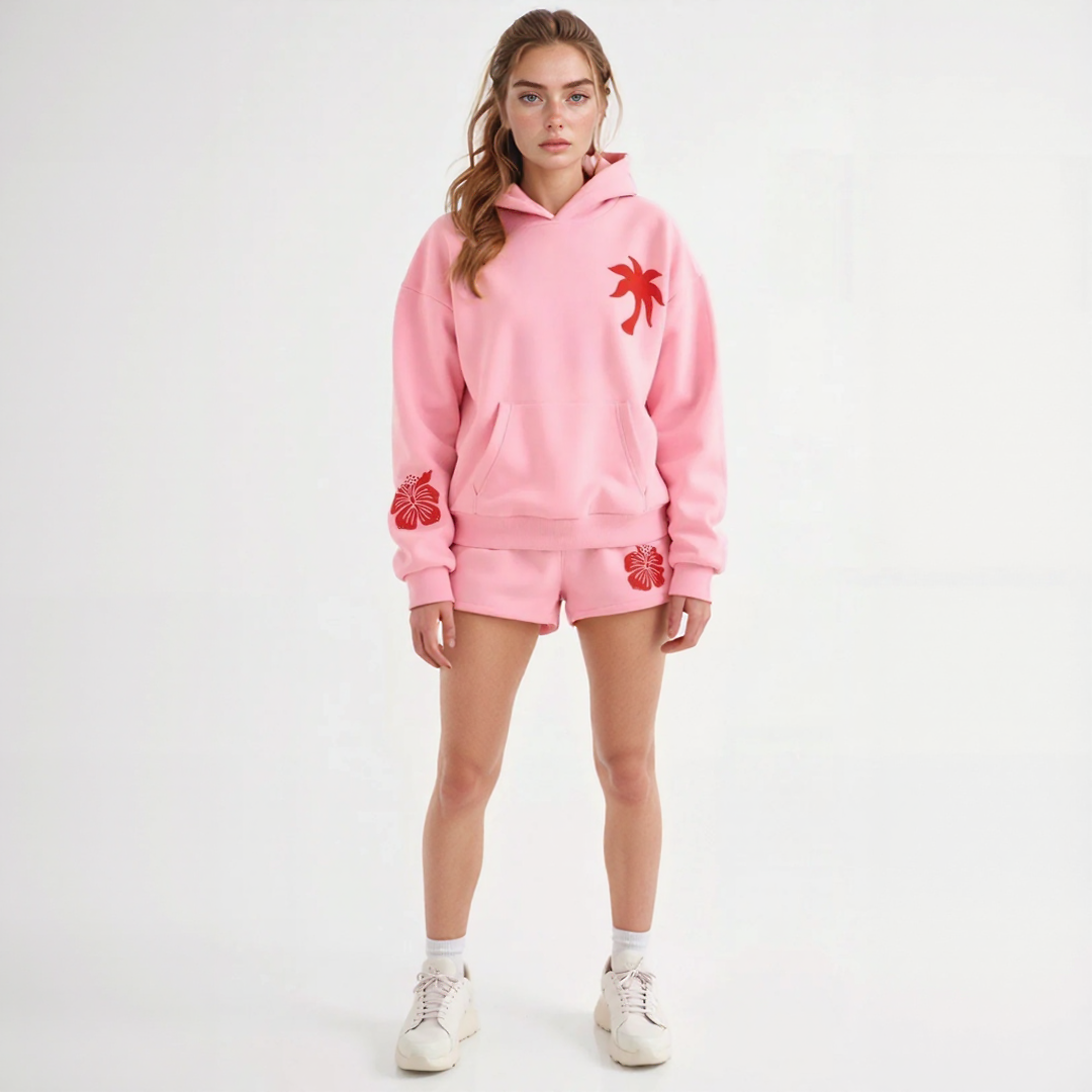 Soft Embroidered Hoodie for Women