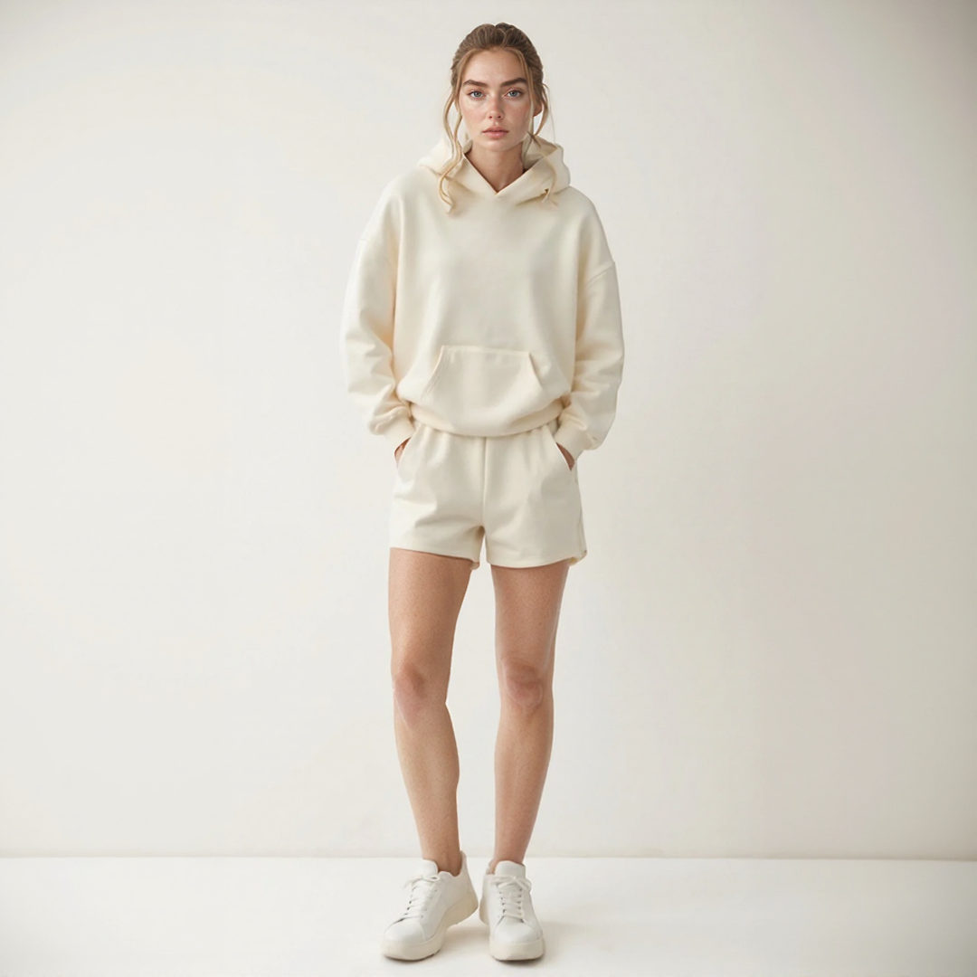 Soft Embroidered Hoodie for Women