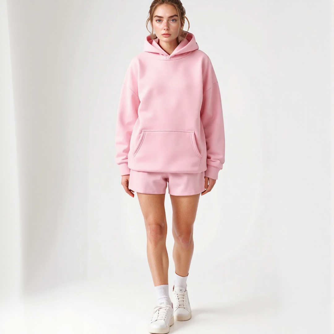 Soft Embroidered Hoodie for Women