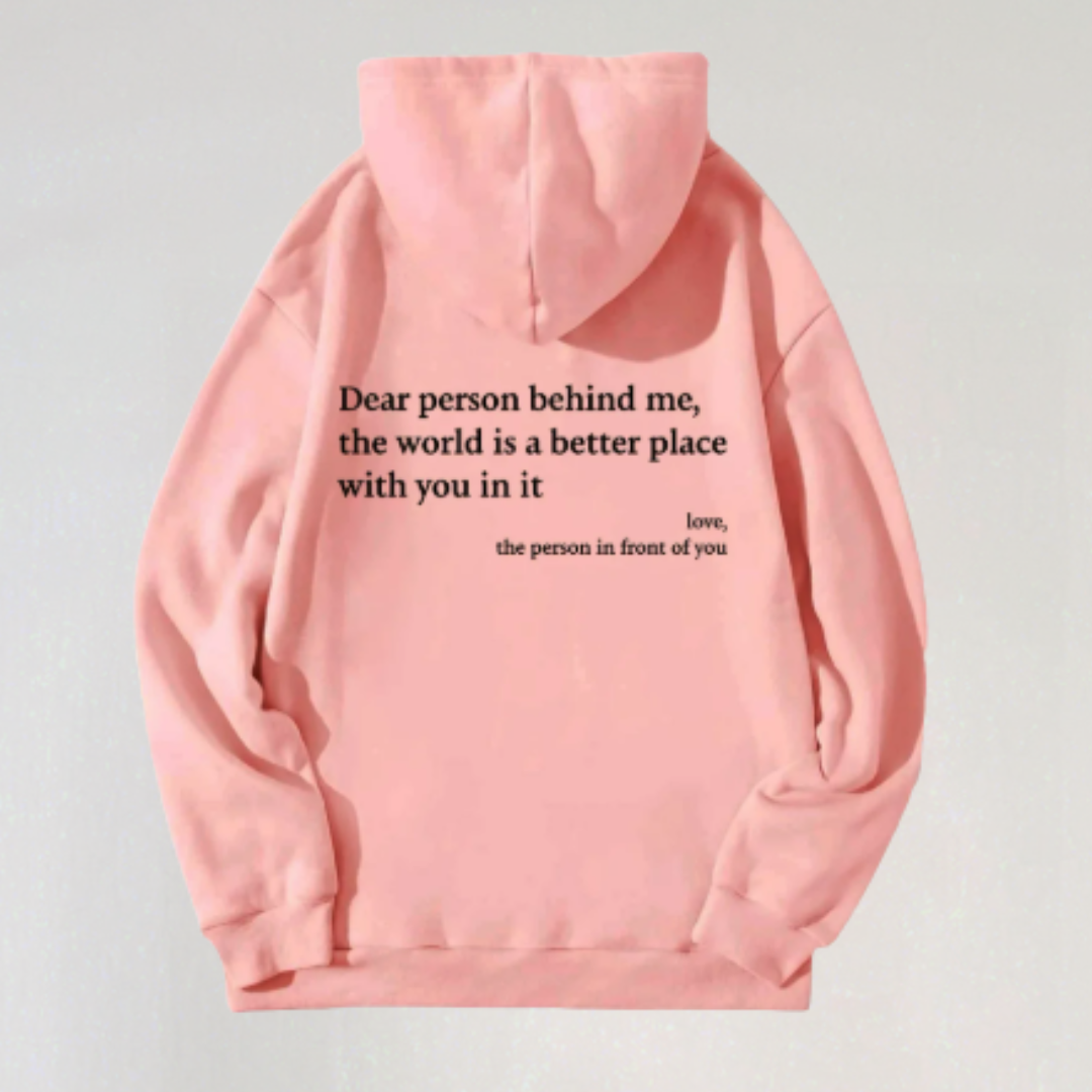 Inspirational Quote Hoodie | Oversized Graphic Hoodie for Women & Men