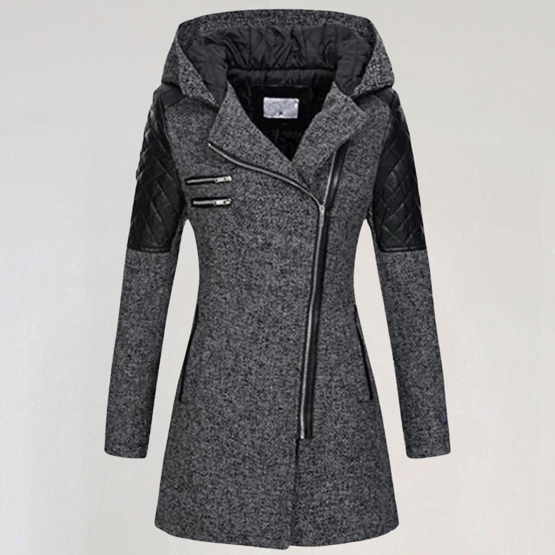 Long Winter Coat with Hood for Women