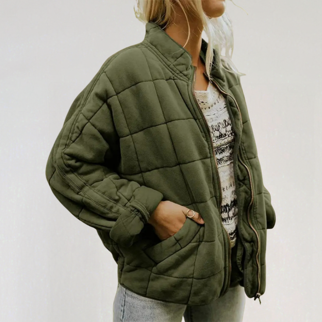 Elegant Padded Autumn Jacket for Women