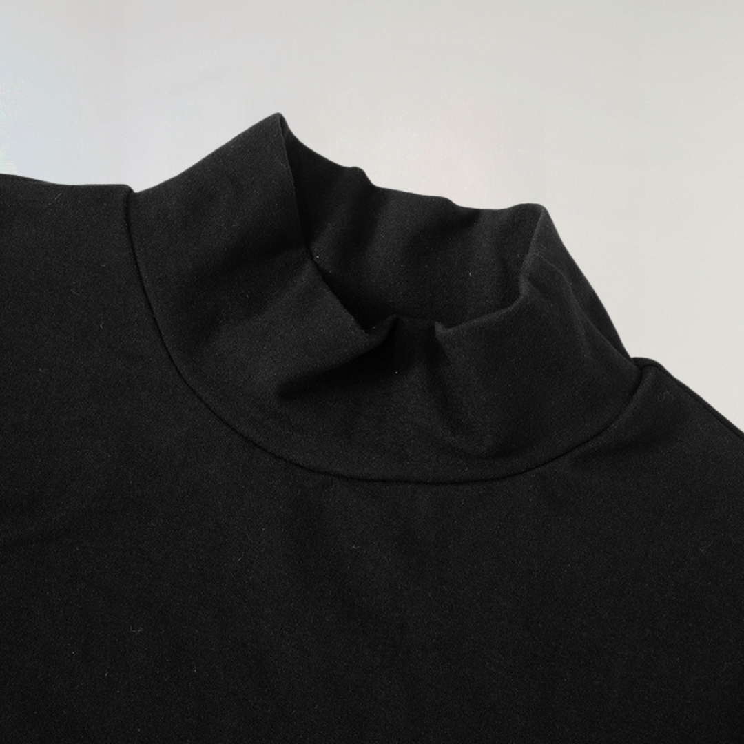 Chic Black & White Mini Dress