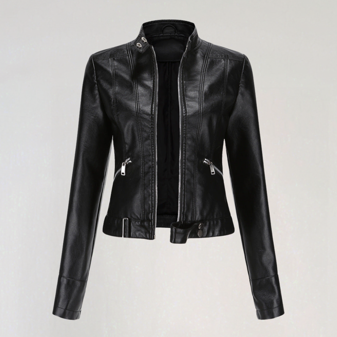 Elegant Lether Jacket for Women