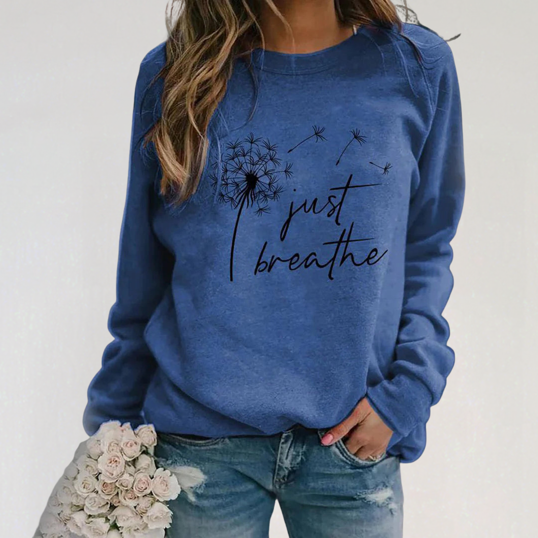 Soft Sweater with Print for Women