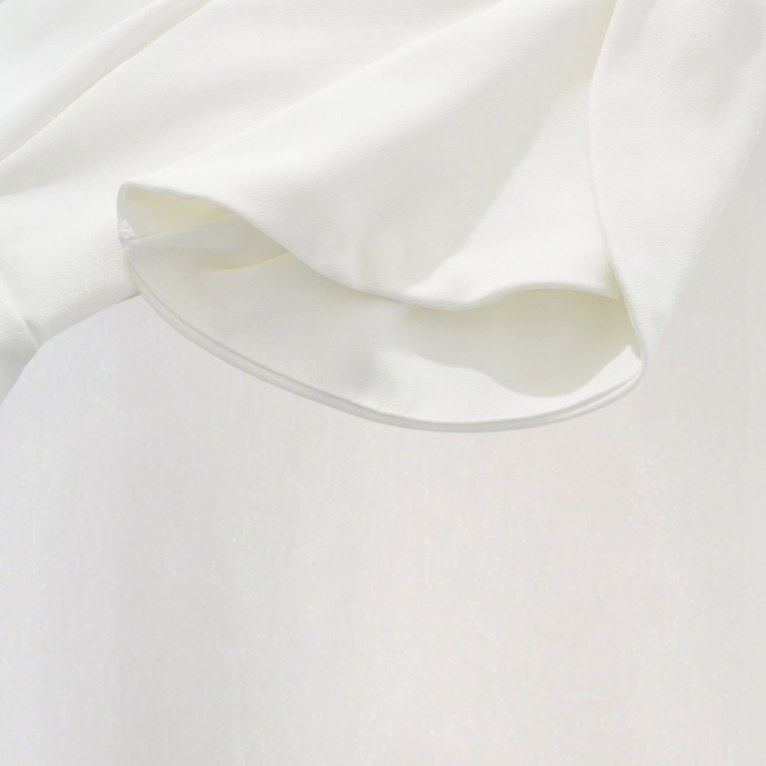 Elegant Puff Sleeve Mini Dress