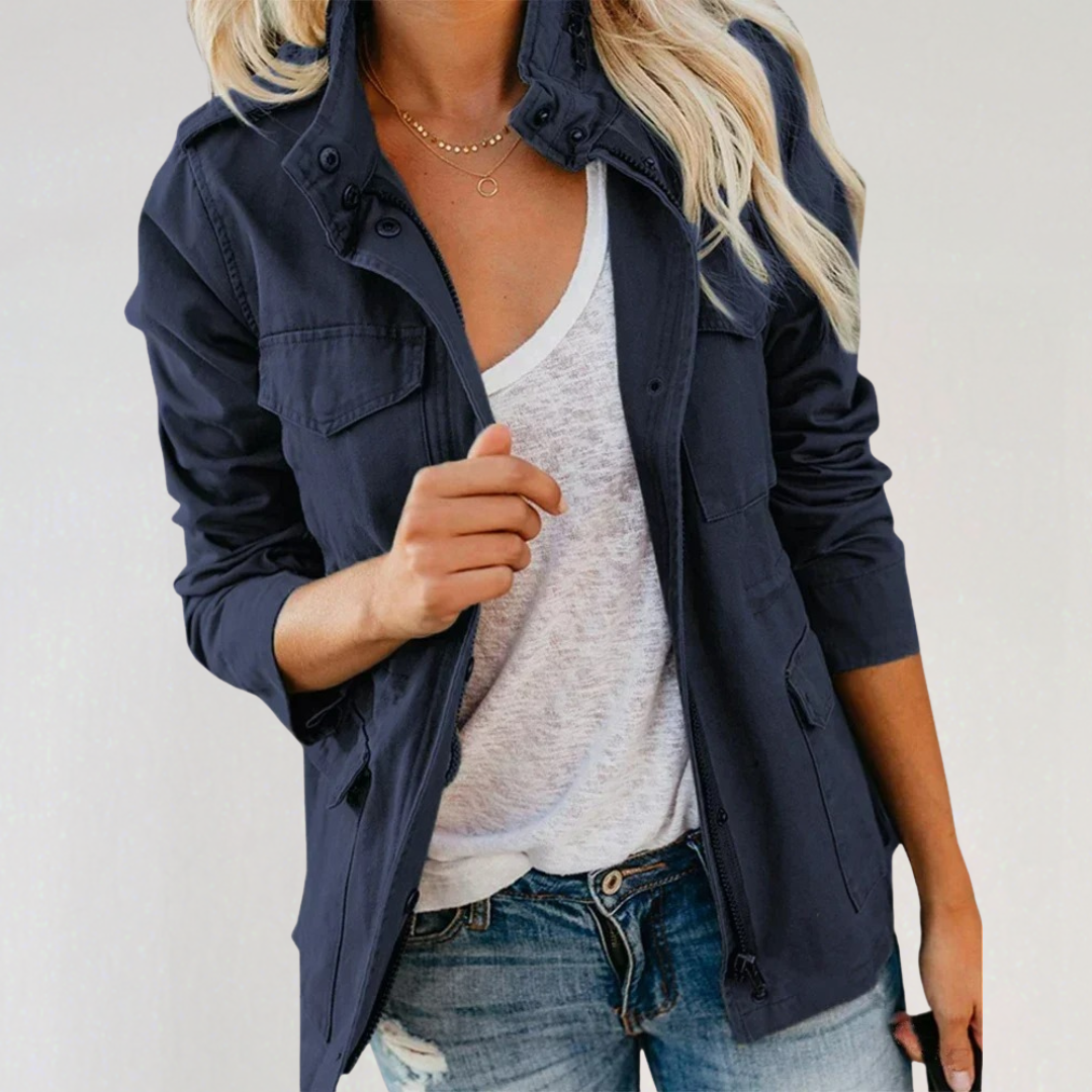 Utility Lightweight Jacket with Multiple Pockets
