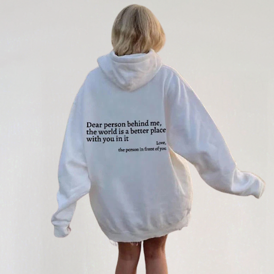 Inspirational Quote Hoodie | Oversized Graphic Hoodie for Women & Men