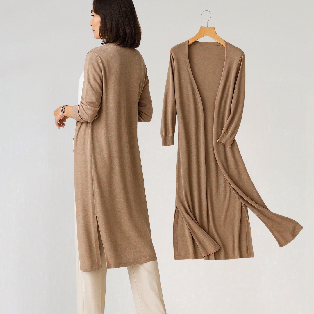 Lightweight Long Knit Cardigan for Women