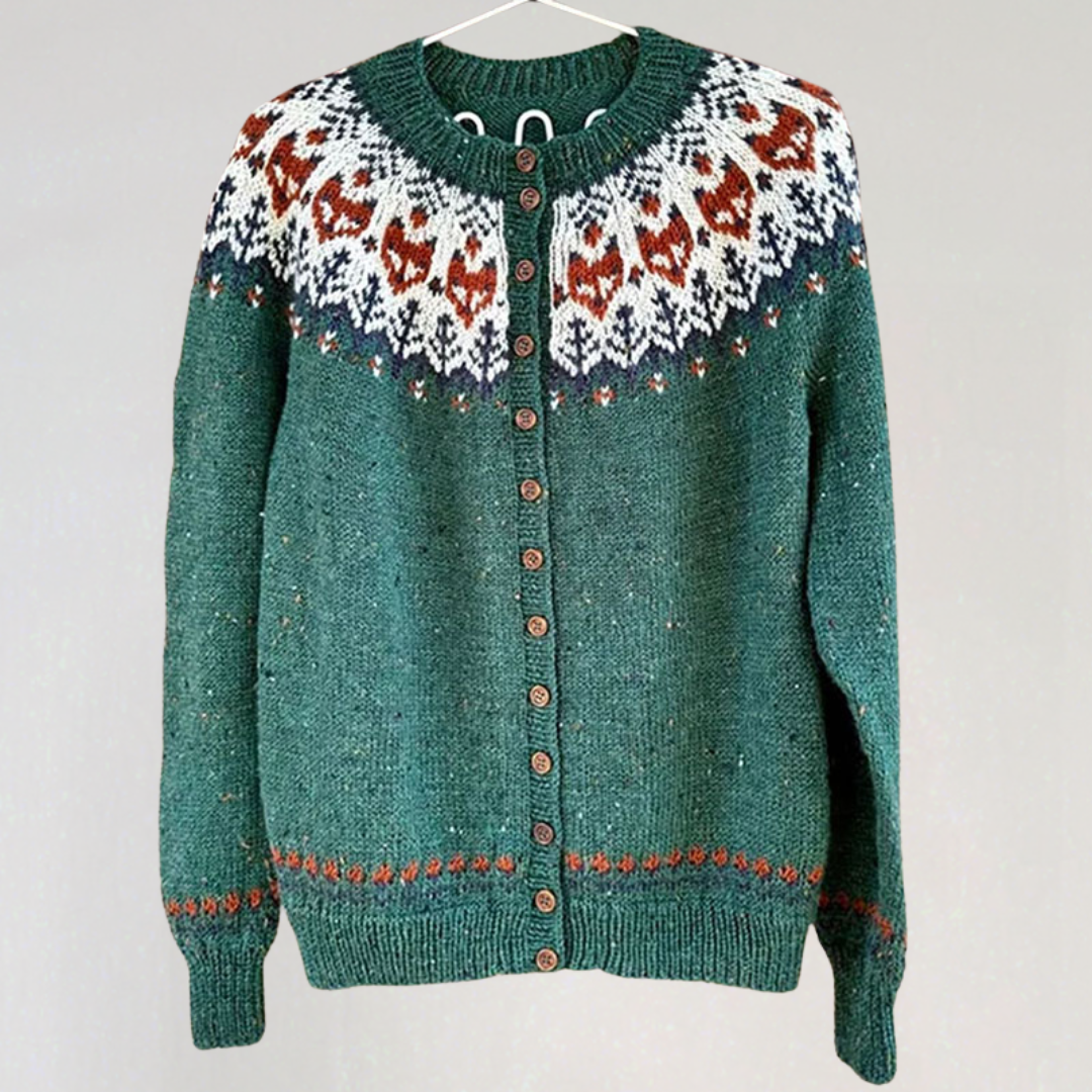 Elegant Scandinavian Cashmere Cardigan