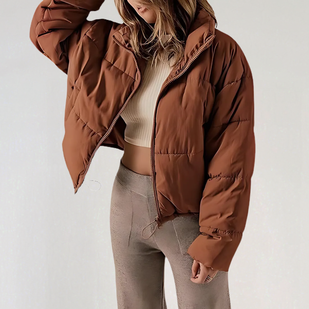 Warm Elegant Puffer Jacket for Women