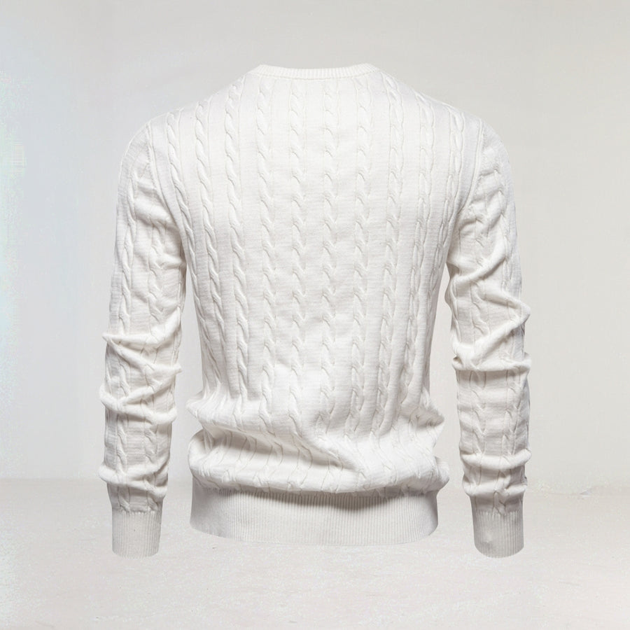 Classic Men's Cable Knit Sweater