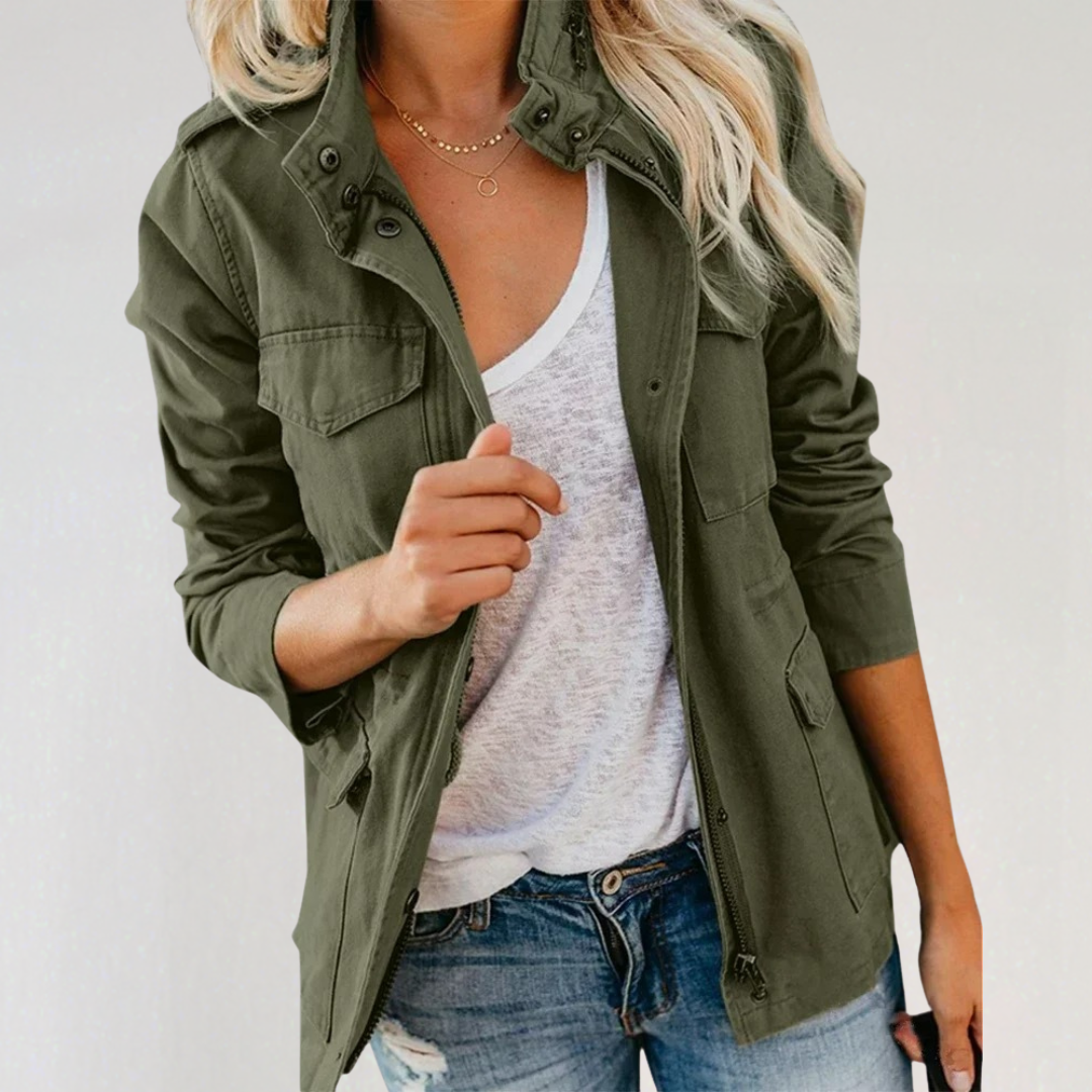 Utility Lightweight Jacket with Multiple Pockets