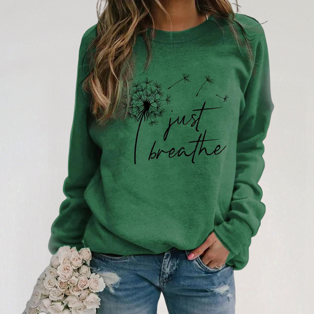 Soft Sweater with Print for Women