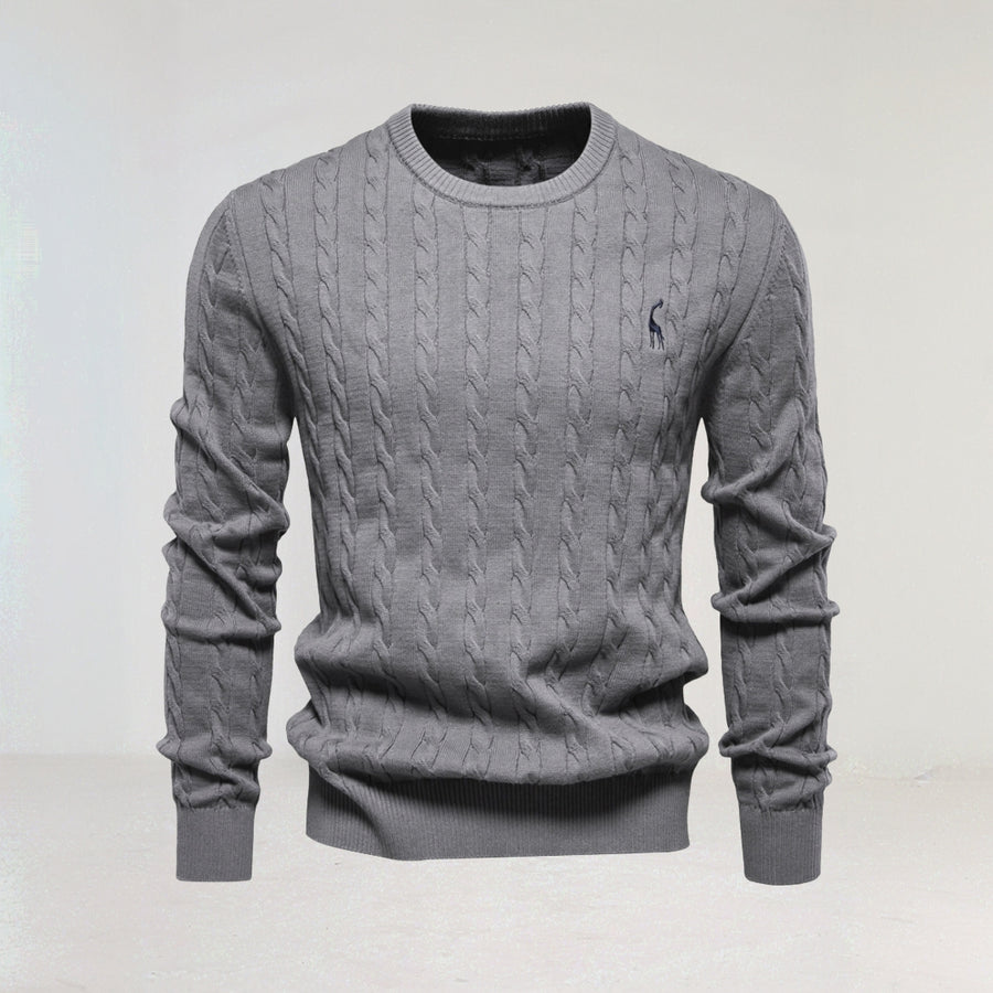 Classic Men's Cable Knit Sweater