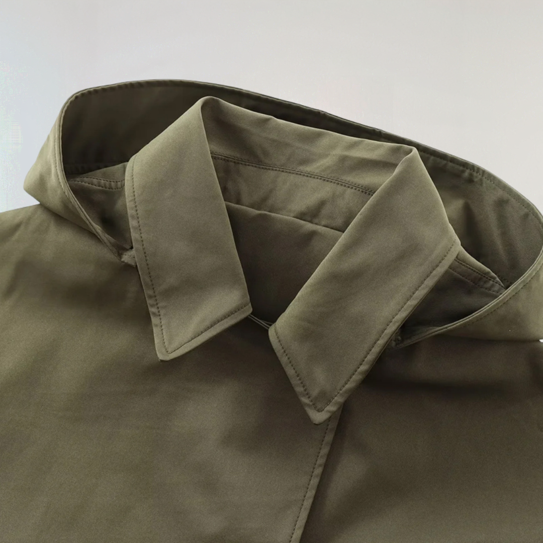 Hooded Short Trench Coat