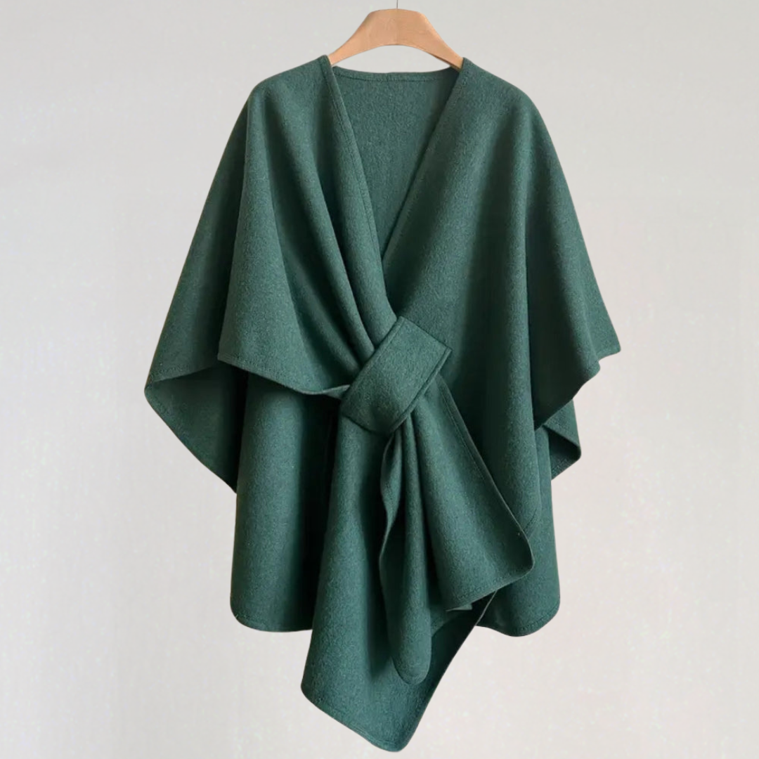 Elegant Wind-resistant Shawl Jacket for Women