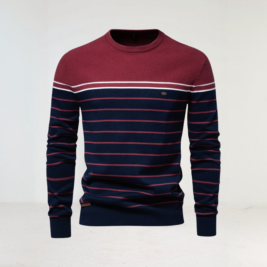 Men's Stripped Casual Sweater