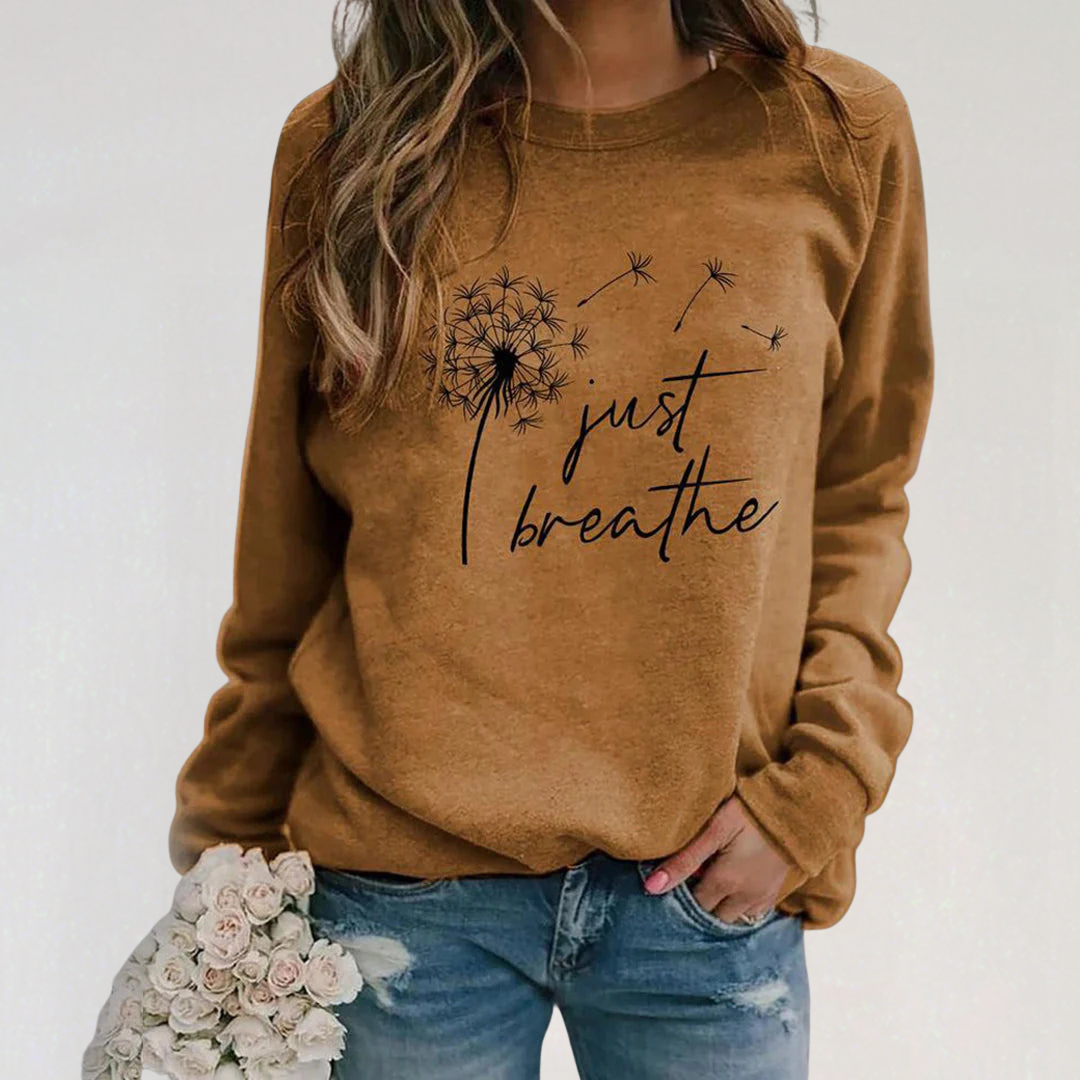 Soft Sweater with Print for Women