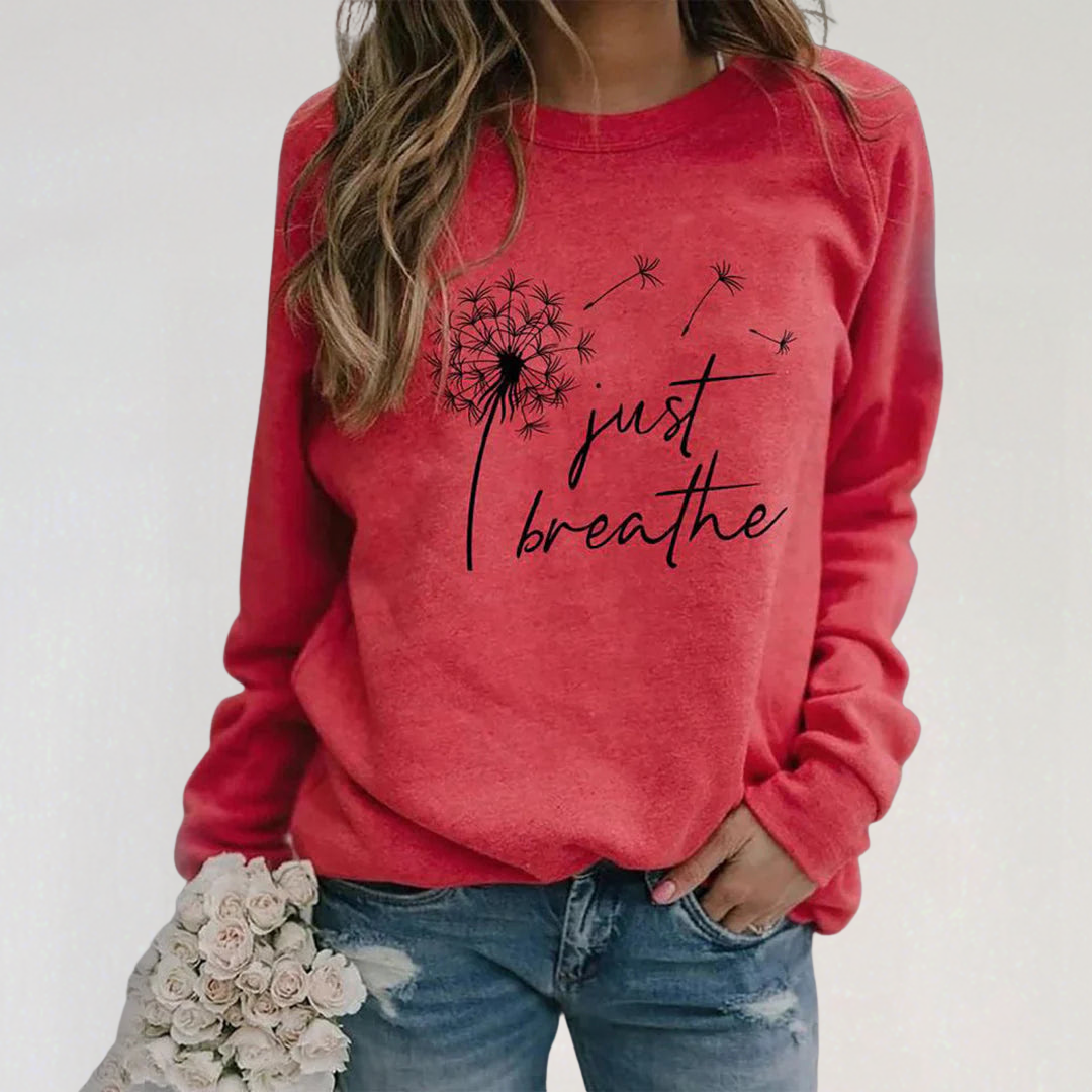 Soft Sweater with Print for Women