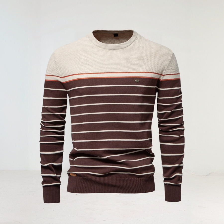 Men's Stripped Casual Sweater