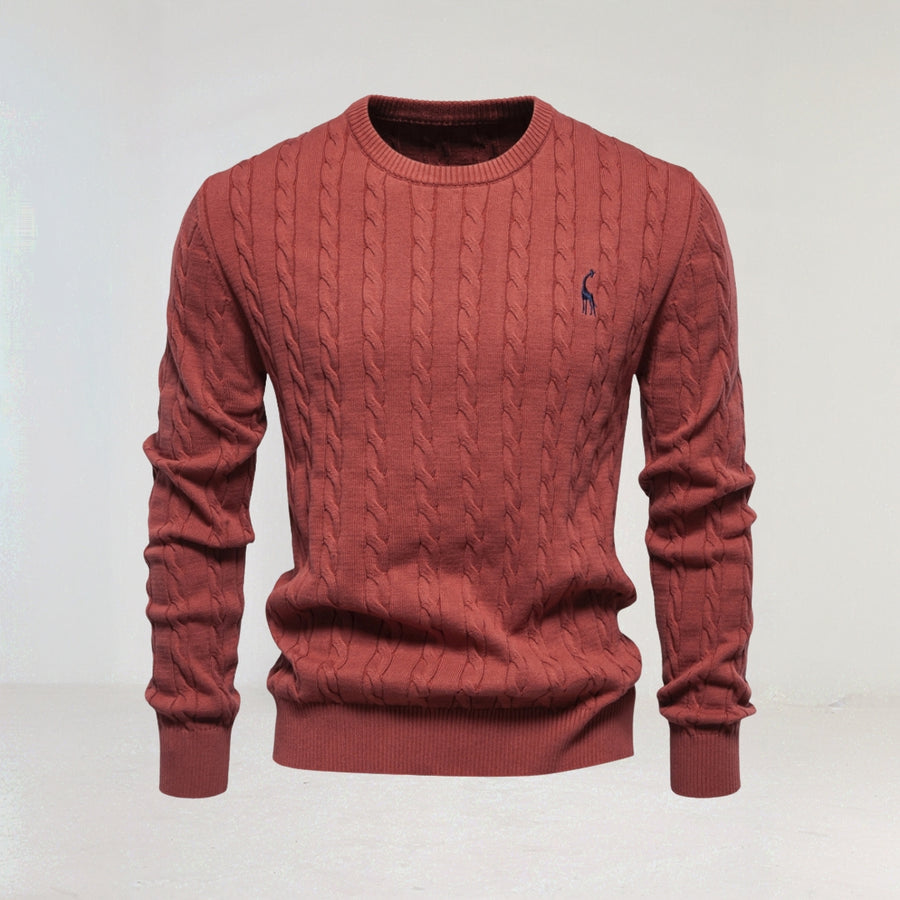 Classic Men's Cable Knit Sweater