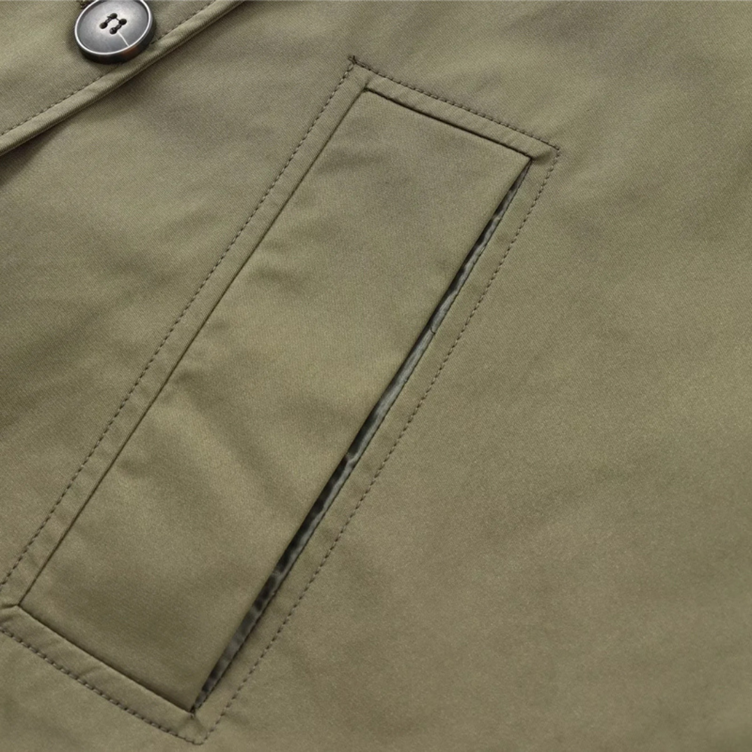 Hooded Short Trench Coat