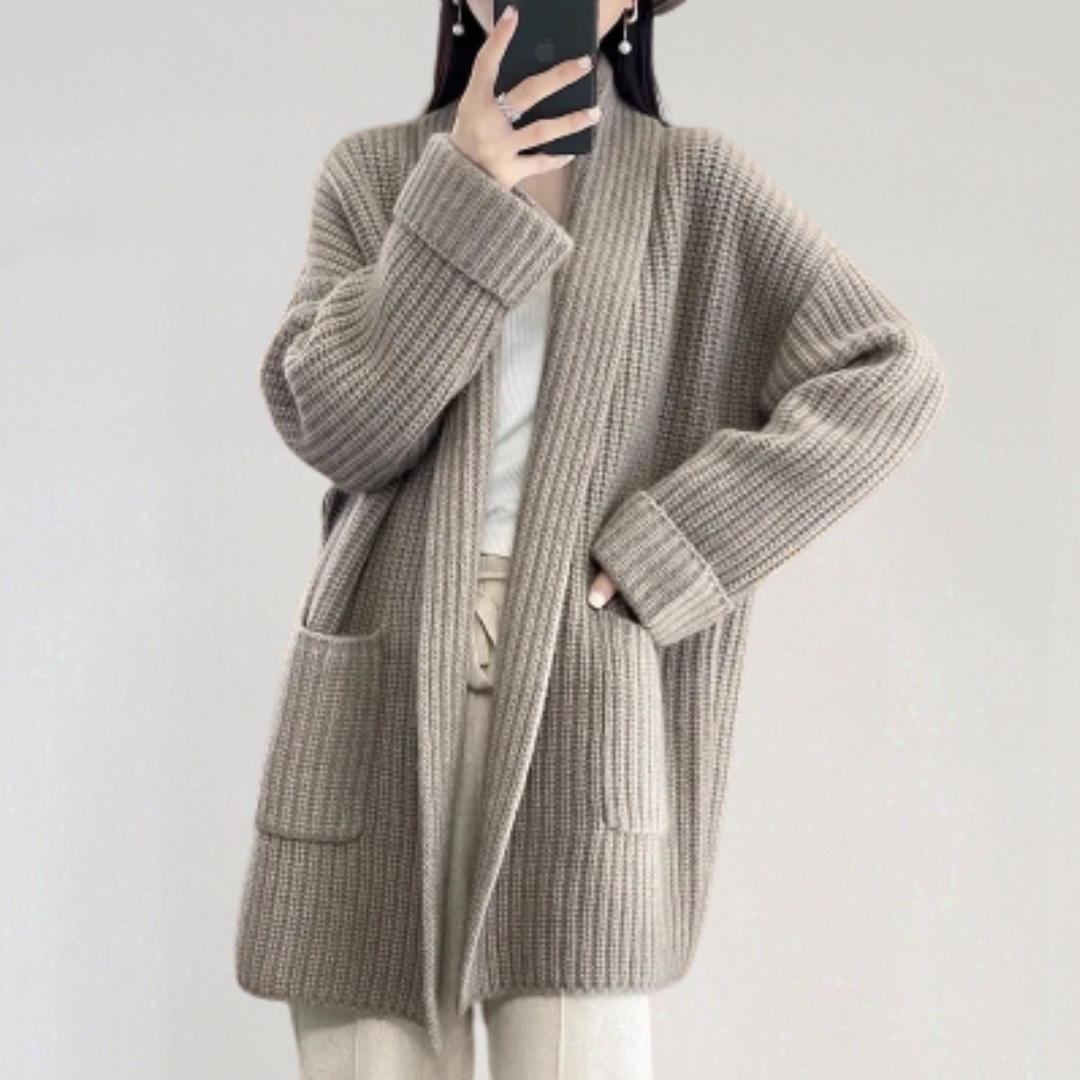 Oversized Cozy Knit Cardigan for Women